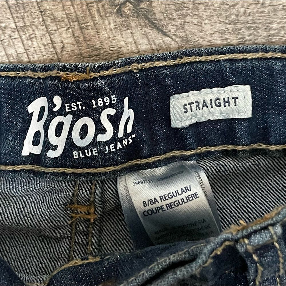 NEW! Oshkosh Boys Straight Leg Jeans. Size 8A Regular. - Picture 3 of 4